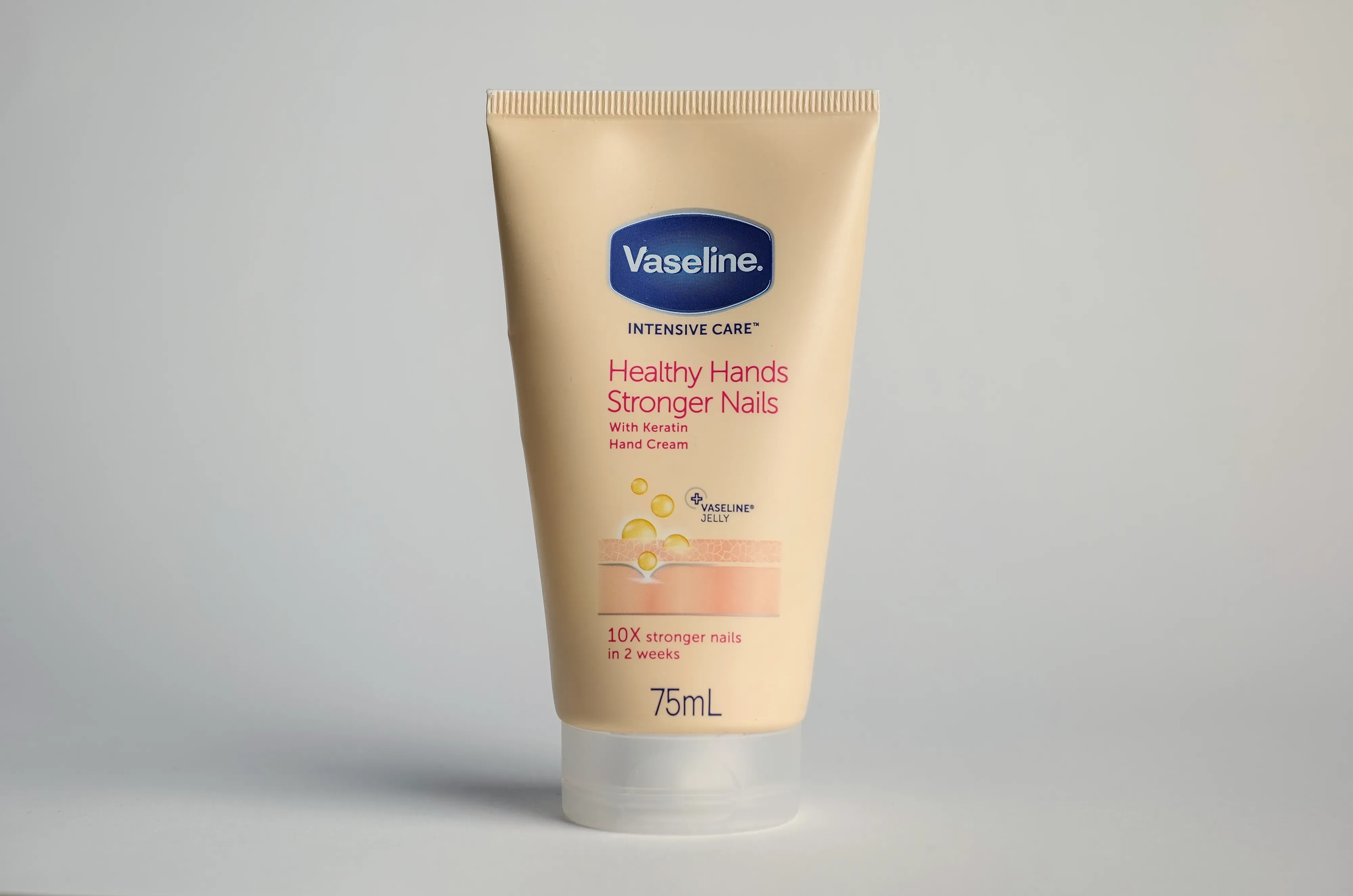 Fotografia de produto de um creme para mãos
